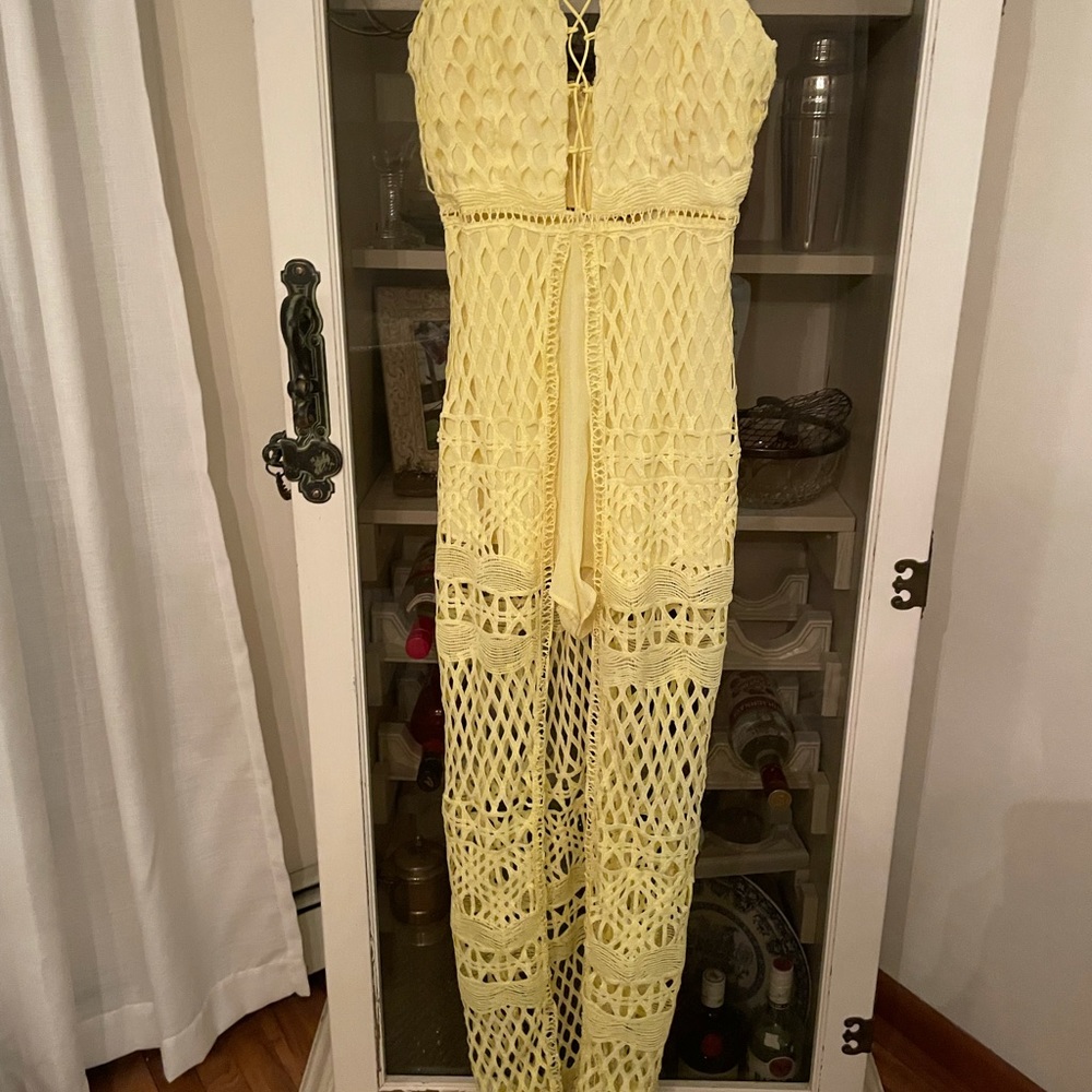 Luxel shorts romper with  cotton netted long train.